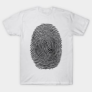 fingerprint CSI Crime Scene T-Shirt